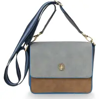 Pip studio Fenna Cross Body Flap Small Farbe Blue Größe 19x6x16 cm