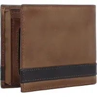 Fossil Kartenetui Quinn Bifold Flip ID Brown braun