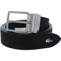 Lacoste Casual Plain Grained Leather Belt