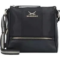 Sansibar Umhängetasche Schultertasche Zip Bag Black schwarz