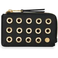 Scotch & Soda Leder Kartenhalter Multi Purse Wallet Black schwarz