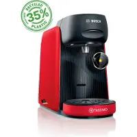 Bosch TAS163E, Pad-Kaffeemaschine, 0,7 l, Kaffeekapsel, 1400 W, Schwarz, Rot