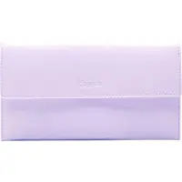 Esquire Leder Geldbörse Viktoria Ladies Long Wallet Lilac flieder