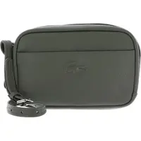 Lacoste Leder Umhängetasche City Court Crossover Bag Kaki khaki