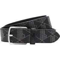 Lacoste Gürtel - Herren Gürtel - Coated Canvas Mon - Gr. 85 CM - in Schwarz - für Damen