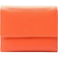 Esquire Leder Geldbörse Viktoria Wallet With Flap Flame Orange
