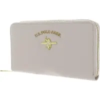 U.S. POLO ASSN. Geldbörse Stanford Zip Around Wallet Cream-White weiß