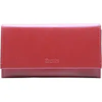 Esquire Geldbörse New Silk Wallet Red dunkelrot