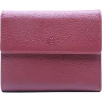 Esquire Leder Geldbörse Deer Cardsafe Wallet Red dunkelrot