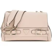 GUESS Umhängetasche Eco Ali Luxury Satch, Farbe: Mandel