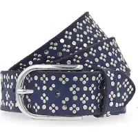 B.belt Tini Silver Leather Belt