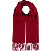 Fraas Wool Scarf with Fringes