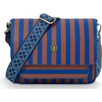 Pip studio Fenna Cross Body Bag Medium Stripe Blue 25x7x20cm