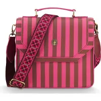Pip studio Schultertasche Cross Body Frances Stripe Pink (M)