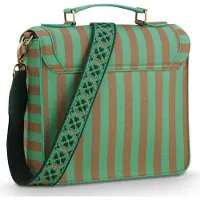 Pip studio Schultertasche Cross Body Frances Stripe Green (M)