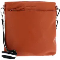Bruno Banani Leder Umhängetasche Crossbody Bag Orange