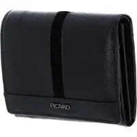 PICARD Leder Geldbörse Marie 1 Flap Wallet Black schwarz
