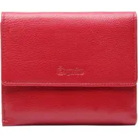 Esquire Leder Geldbörse Viktoria Wallet With Flap Red dunkelrot