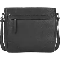 Gerry weber Leder Umhängetasche Tarragona Shoulderbag Black schwarz