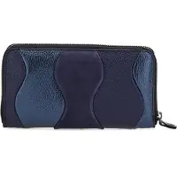 Gabs Leder Geldbörse GMONEY17 Momu Scultura Inchiostro Blu blau