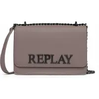 Replay Umhängetasche Schultertasche Crossbody Bag Taupe Gray
