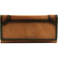 Bruno Banani Leder Geldbörse Wallet with Flap Cognac braun