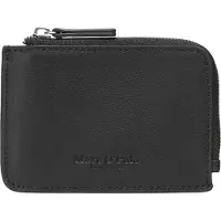 Marc O'Polo Leder Geldbörse Tuure Zip Wallet Black schwarz