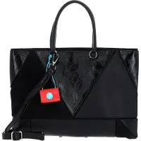 Gabs Leder Schultertasche Rioko Momu Sendai Black Shoulder Bag Nero schwarz