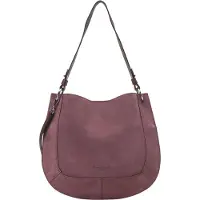 Marc O'Polo Leder Umhängetasche Schultertasche Tonja Hobo Bag Twilight beere