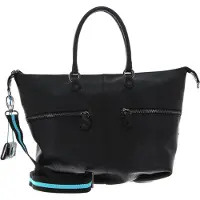 Gabs Leder Schultertasche Umhängetasche G3 Plus TG Ruga Tasca Laterale Shoulder Bag Nero schwarz