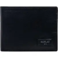 Replay Leder Geldbörse Wallet Black schwarz