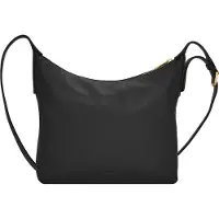 Fossil Leder Schultertasche Umhängetasche Cecilia Shoulderbag Black schwarz
