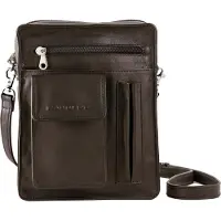 Harold's Leder Umhängetasche Country Shoulderbag Brown dunkelbraun