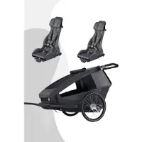 Croozer Yuuna Kid Modul Premium Sitz Geschwister Bundle