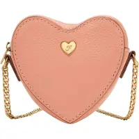 Fossil Umhängetasche Vday Heart Zip Ethereal Pink lachsfarben