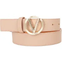 Valentino Hampton Plaque Buckle Belt