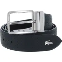 Lacoste Elegance Punch Plain Leather Belt