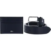 Lacoste Elegance Punch Cardholder + Belt Box