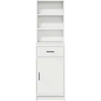vidaXL Highboard Weiß 41 x 40 x 135 cm Holzwerkstoff