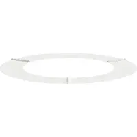 vidaXL geeignet für flachen Baumring Weiß Ø60 / 90 cm Stahl