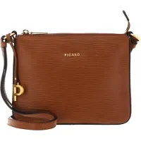PICARD Umhängetasche Schultertasche Calais Crossbody Bag Cognac hellbraun