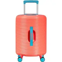 American Tourister Rollio Spinner 52 / 18 TSA Trolley Coral / Blue koralle 51cm
