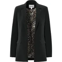 Pieces Longblazer "PCBOZZY LS DETAIL BLAZER NOOS BC" mit Leo Futter