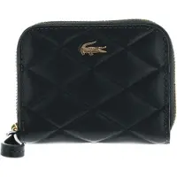 Lacoste Leder Geldbörse Zip Coin Wallet Sinople dunkelgrün