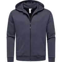 Ragwear Sweatjacke "Sweatjacke Natten", Herren, Gr. M, blau (navy), Obermaterial: 70% Baumwolle CO. 30% Polyester PES., Sweatjacken Sweatjacke