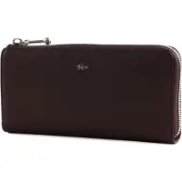 Lacoste Geldbörse Daily City Slim Zip Wallet Fudge dunkelbraun