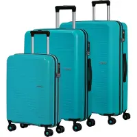 American Tourister Trolley Summer Hit 3 PC Set A Turquoise türkis 76cm