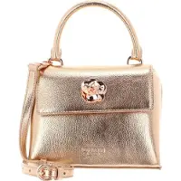 Ted Baker Umhängetasche Rosami Rose Detail Mini Metallic Top Handle Bag Rosegold roségoldfarben