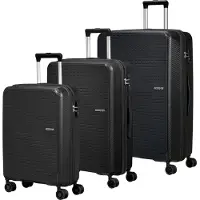 American Tourister Trolley Summer Hit 3 PC Set A Black schwarz 76cm
