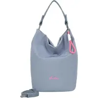 Fritzi aus Preußen Schultertasche Lea Hobo Blue Grey blaugrau
